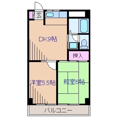 シャルム大倉山の間取り