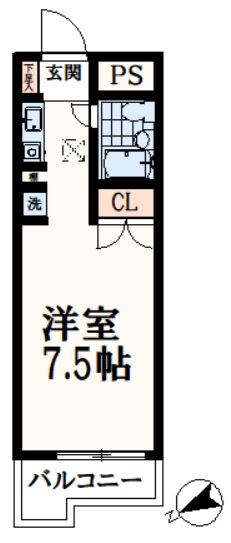 ハイム・ペルレの間取り