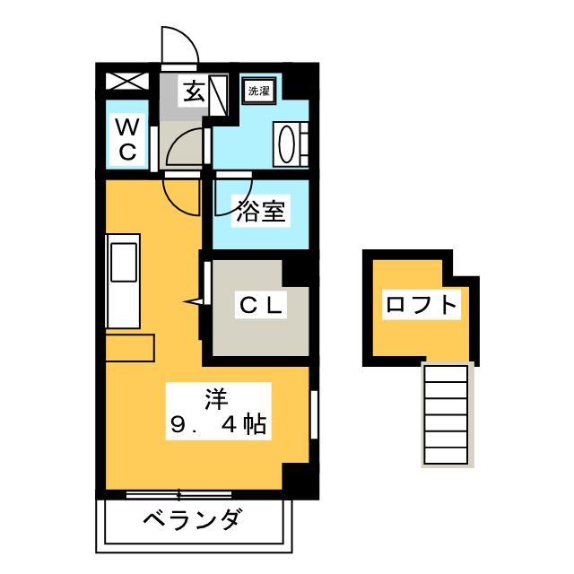 レジデンスウインド山の手の間取り