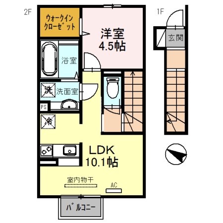 テロワール六番館の間取り