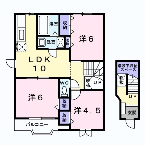 ブレッザＡの間取り