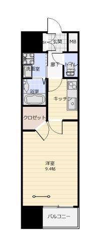 仙台市宮城野区苦竹のマンションの間取り