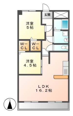 鬼頭ハイツの間取り