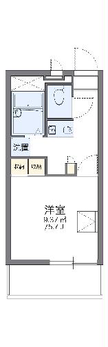 レオパレスエスペランサ分梅の間取り