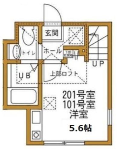 横浜市戸塚区上倉田町のアパートの間取り