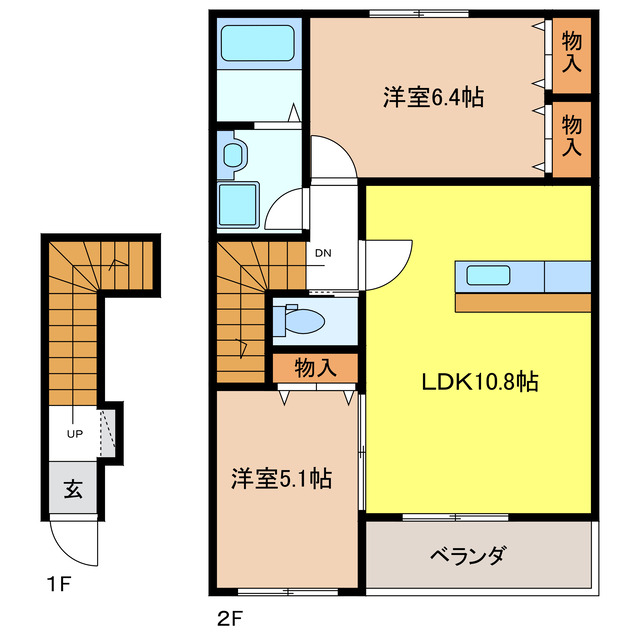 グランディールの間取り