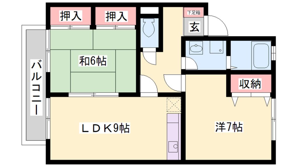 アミティやまとの間取り