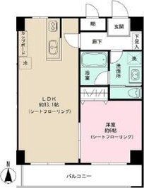 名古屋市中区門前町のマンションの間取り