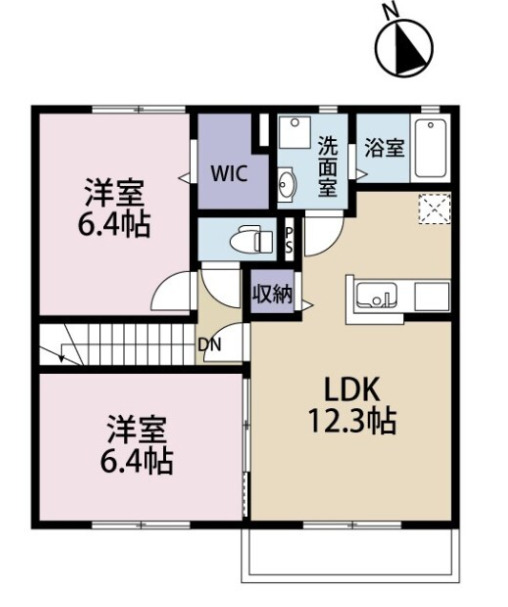 ２ＣＶ駿河台の間取り