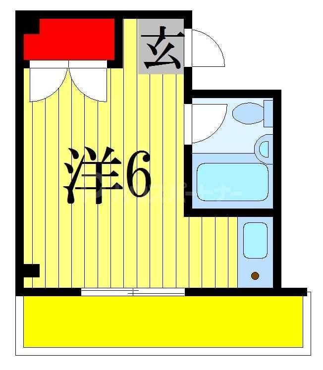 船橋市藤原のマンションの間取り