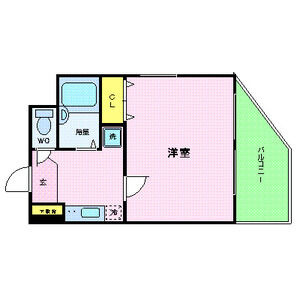 千代田区岩本町のマンションの間取り