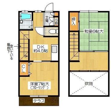 スカイハイツの間取り