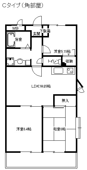 湘南アメニティ旭の間取り