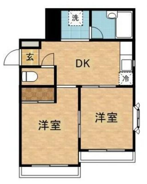 八千代市八千代台東のマンションの間取り