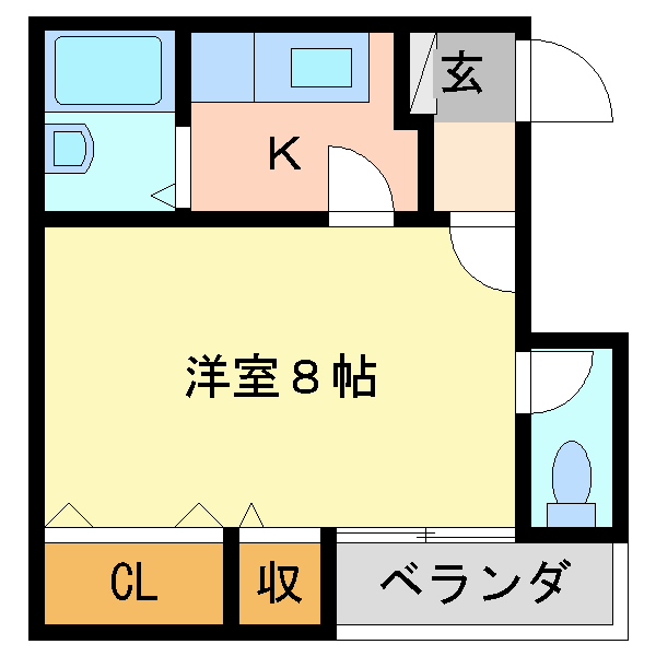 スカーレットの間取り