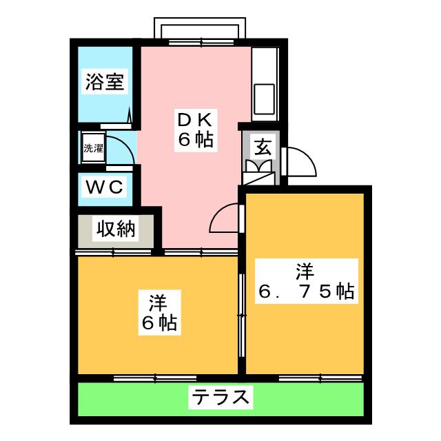 メゾンフロールの間取り