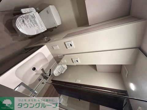 【板橋区志村のマンションの洗面設備】