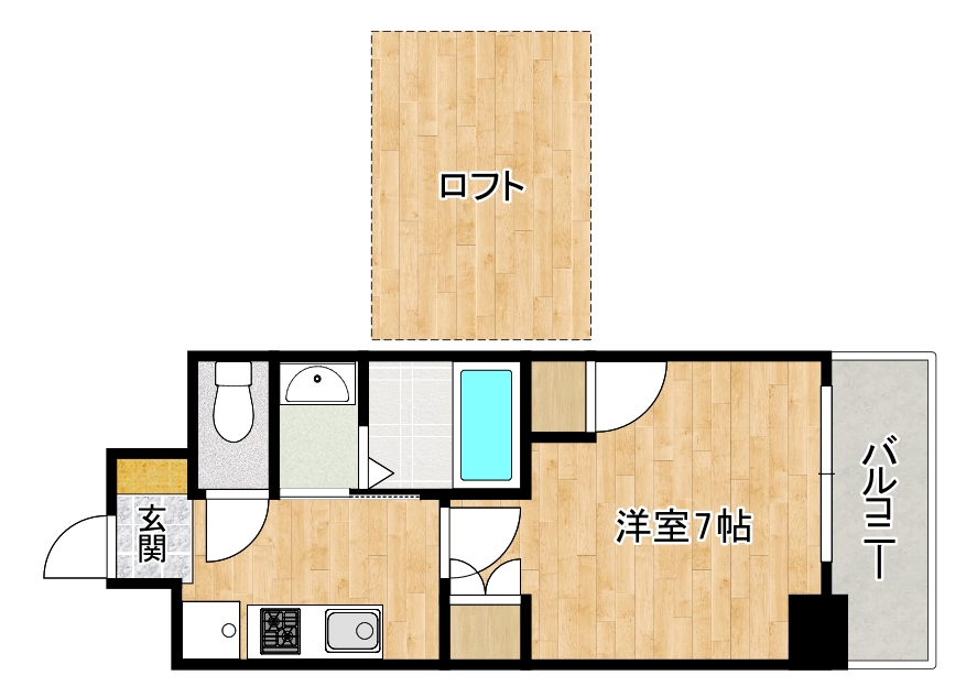 エスペランサＳＥＫＩＧＡＮＥ六甲道の間取り