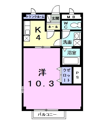 知多郡東浦町大字藤江のアパートの間取り