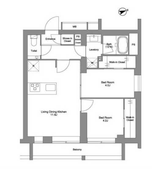 ORME COURT YOTSUYA(オルムコート四谷）の間取り