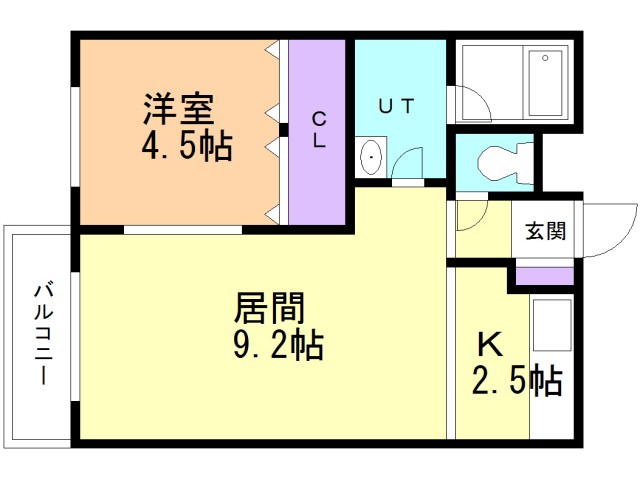 ユニｂｏｘ．４の間取り