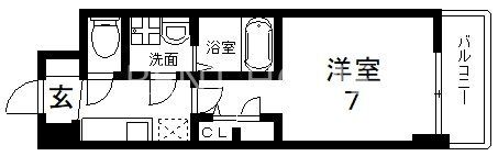 東大阪市西堤のマンションの間取り