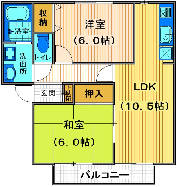 グランドハイツの間取り