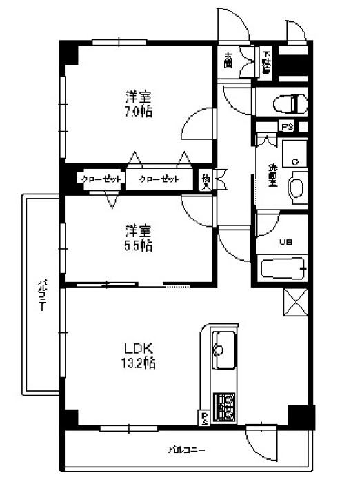 ラディア フラッツの間取り