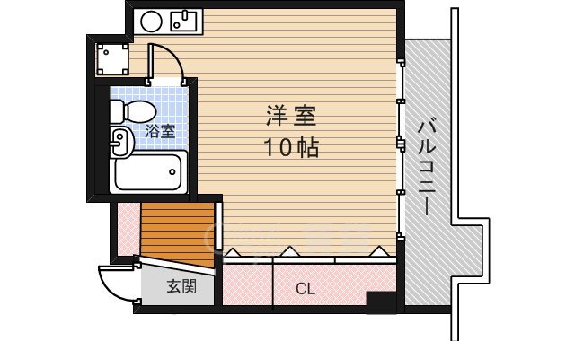 箕面市小野原東のマンションの間取り