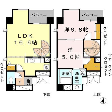 リノチェロンテ靭公園の間取り