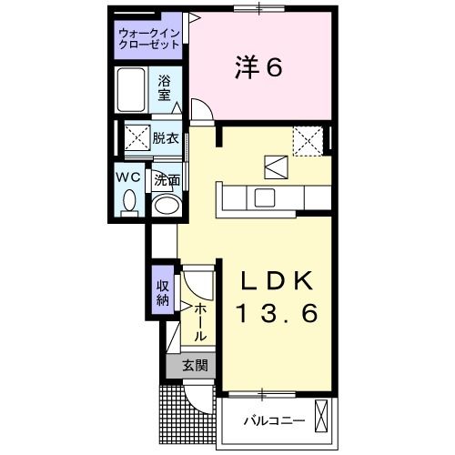 【エヴァーグリーン三間寺　IIの間取り】