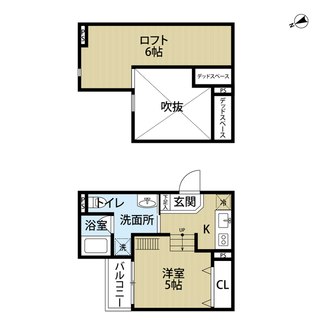 プログレス長瀬の間取り