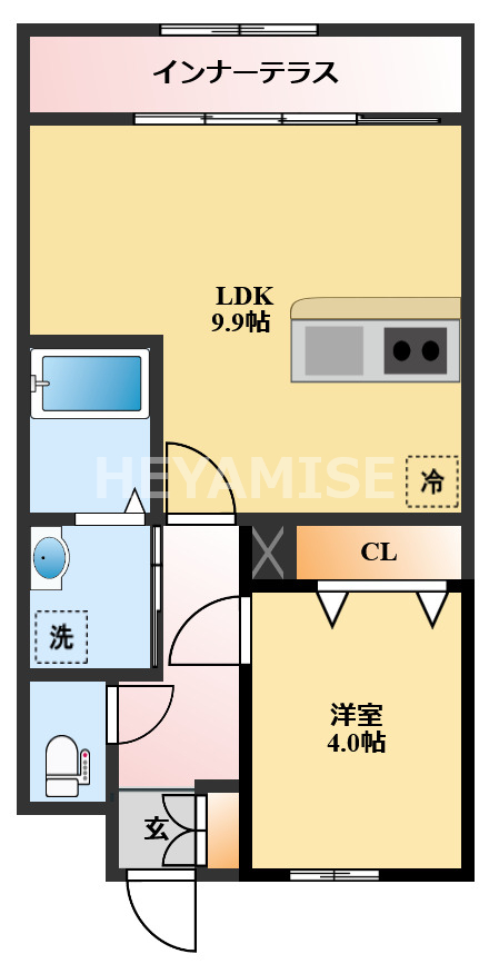 仮）諫早市多良見町市布新築アパートの間取り