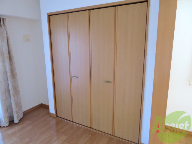 収納　ここに収納があります。収納があると部屋が広く使えます。