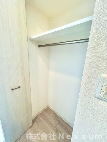 収納　収納のためのスペースです