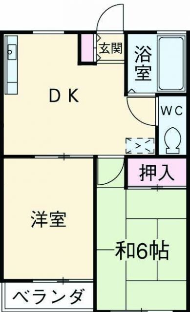 ドミール杉田の間取り写真