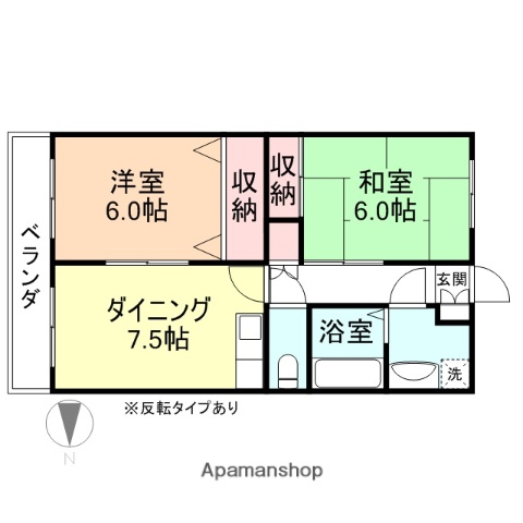 コーポ・イースト_間取り_0