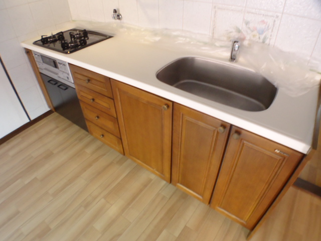 キッチン　料理のしやすいシステムです。