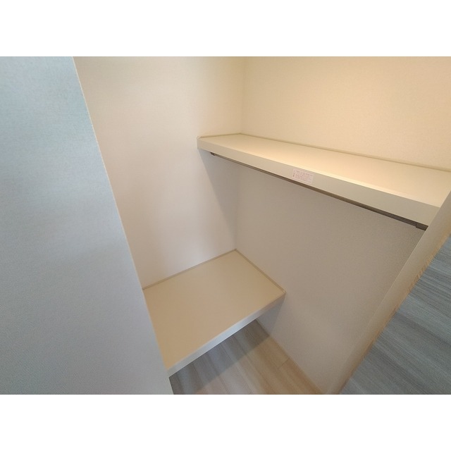 収納　同型の別部屋の写真となります