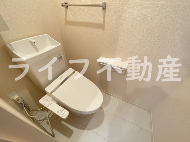 トイレ　ゆったりとした空間のトイレです
