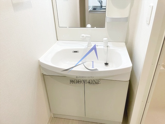 洗面設備　洗面台です。