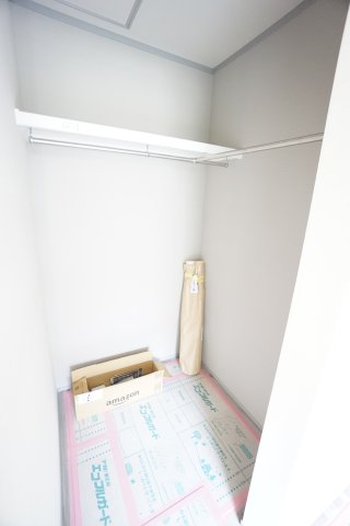 収納　※建設中の写真です。