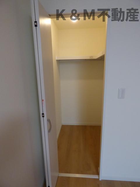 収納　たっぷりとした収納スペースです