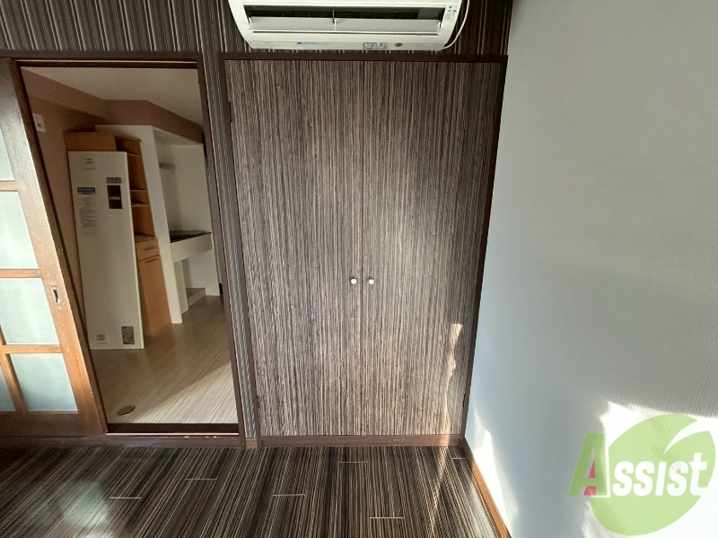 収納　こちらが収納です。有効活用してお部屋を広く使えますね。