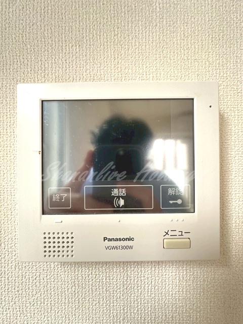 セキュリティ　モニター付きインターホン♪