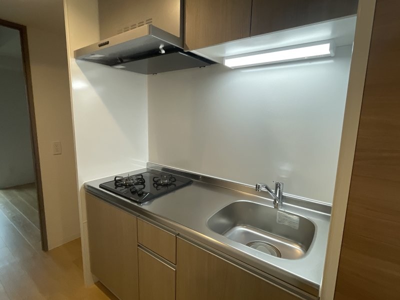 キッチン　調理動線を考慮したシステムキッチン