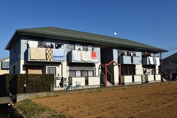建物外観　2駅徒歩圏内で通勤通学に便利です。