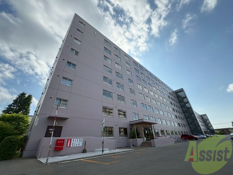 建物外観　札幌市北区新琴似８条「スカイハイツ麻生１号棟」