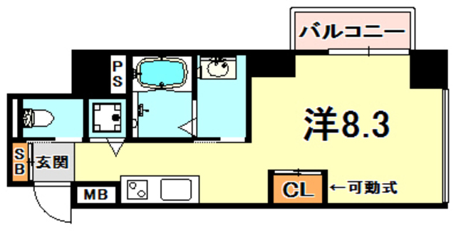VISTA GRANDE 東灘の間取り写真