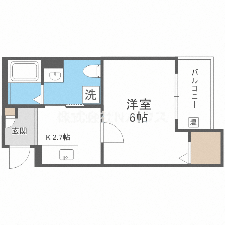 CRASTINE小路東Bの間取り写真